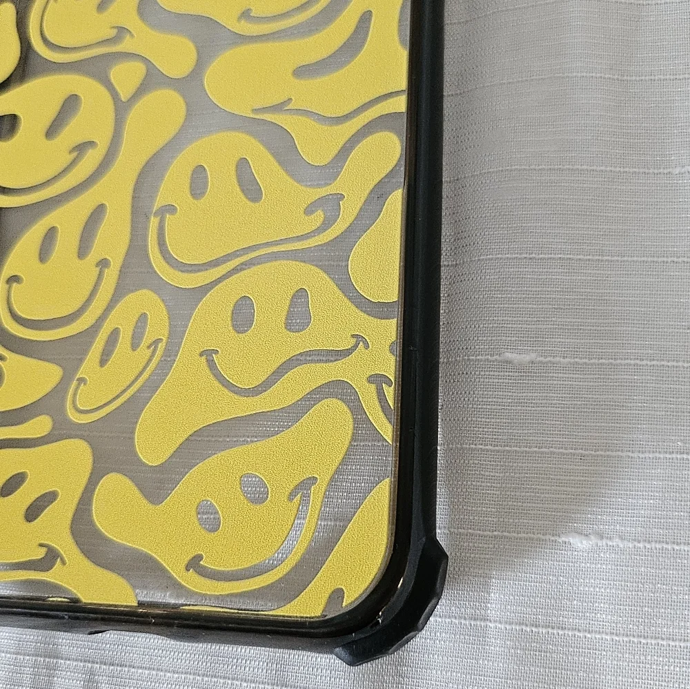 Casetify Black and Yellow Smiley Iphone 11 Pro Max Case